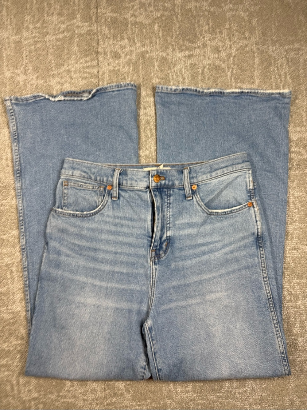 Madewell 11” High Rise Flare Stretch Boho Jean Women Size 29P